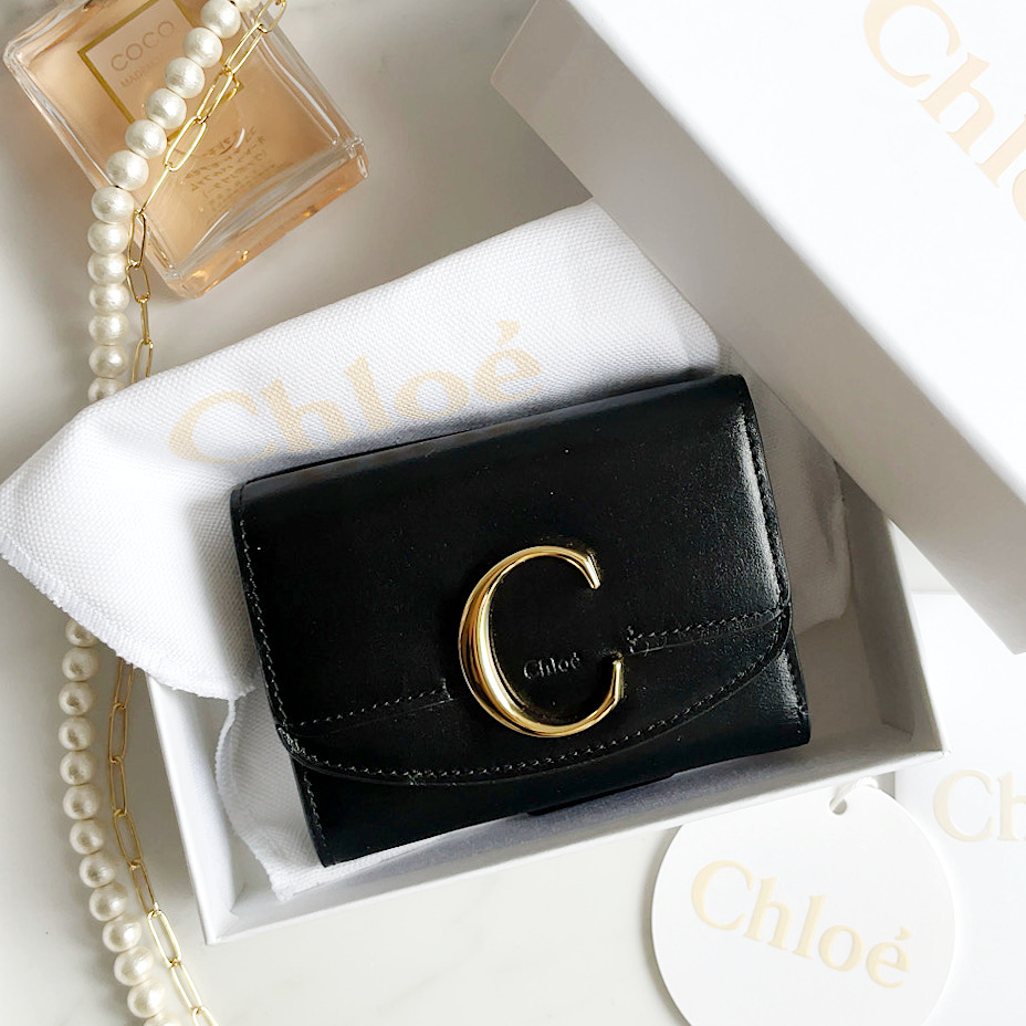 chloe chloé c スモールトリフォールド-